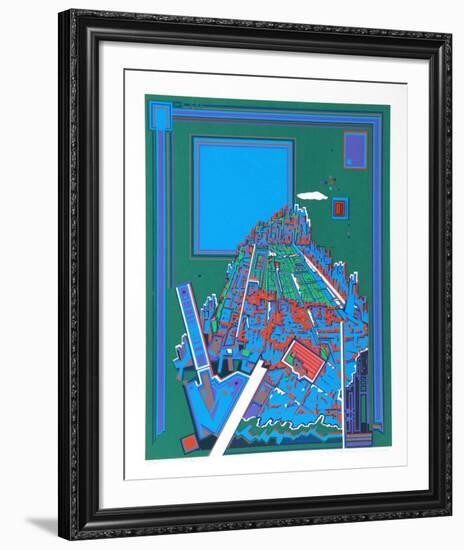 City 365-Risaburo Kimura-Framed Limited Edition