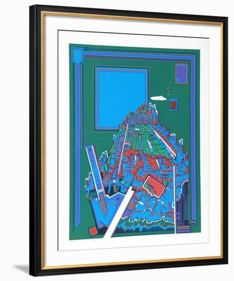 City 365-Risaburo Kimura-Framed Limited Edition