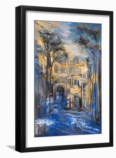 City after the Shower-kasyanovart-Framed Art Print