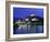 City and Castle at Night from the River, Salzburg, Austria, Europe-Nigel Francis-Framed Photographic Print