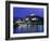 City and Castle at Night from the River, Salzburg, Austria, Europe-Nigel Francis-Framed Photographic Print