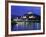 City and Castle at Night from the River, Salzburg, Austria, Europe-Nigel Francis-Framed Photographic Print