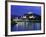 City and Castle at Night from the River, Salzburg, Austria, Europe-Nigel Francis-Framed Photographic Print