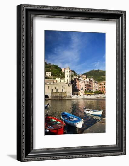 City and Church of Santa Margherita d'Antiochia of Vernazza, Italy-Terry Eggers-Framed Photographic Print