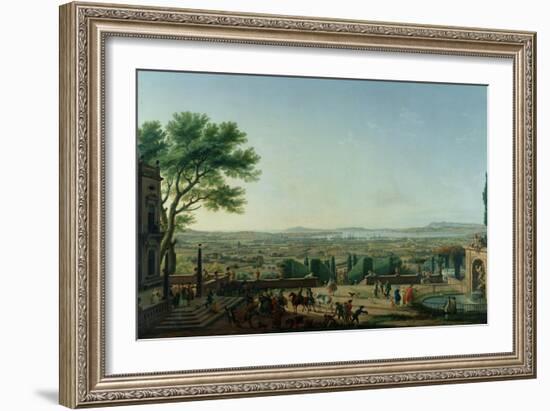 City and Port of Toulon, 1756-Claude Joseph Vernet-Framed Giclee Print