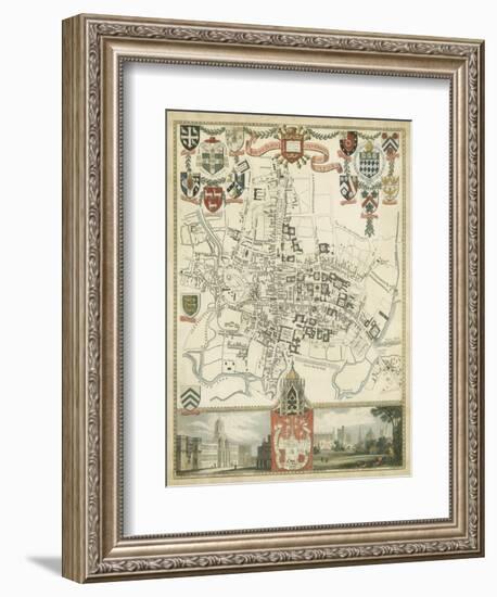 City and University of Oxford-null-Framed Premium Giclee Print