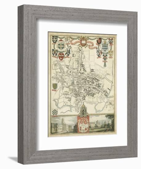 City and University of Oxford-null-Framed Premium Giclee Print