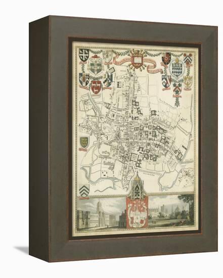 City and University of Oxford-null-Framed Stretched Canvas