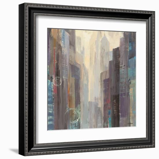 City at Dawn-Hristova Albena-Framed Art Print