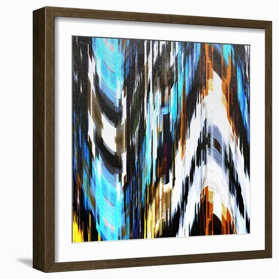 City at Night in Snow-Ursula Abresch-Framed Photographic Print