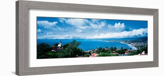 City at the Coast, Palos Verdes Peninsula, Palos Verdes, Los Angeles County, California, USA-null-Framed Photographic Print