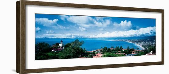 City at the Coast, Palos Verdes Peninsula, Palos Verdes, Los Angeles County, California, USA-null-Framed Photographic Print