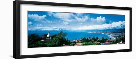 City at the Coast, Palos Verdes Peninsula, Palos Verdes, Los Angeles County, California, USA-null-Framed Photographic Print