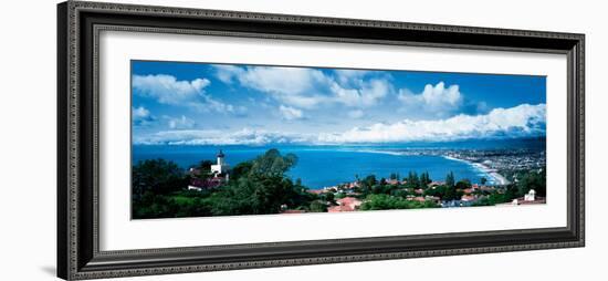 City at the Coast, Palos Verdes Peninsula, Palos Verdes, Los Angeles County, California, USA-null-Framed Photographic Print