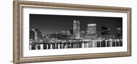 City at the Waterfront, Baltimore, Maryland, USA-null-Framed Photographic Print