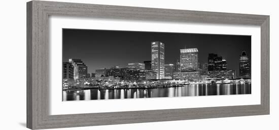 City at the Waterfront, Baltimore, Maryland, USA-null-Framed Photographic Print