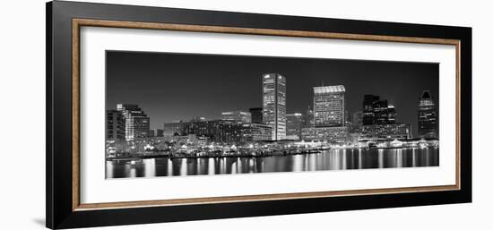 City at the Waterfront, Baltimore, Maryland, USA-null-Framed Photographic Print