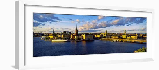 City at the Waterfront, Gamla Stan, Stockholm, Sweden-null-Framed Photographic Print