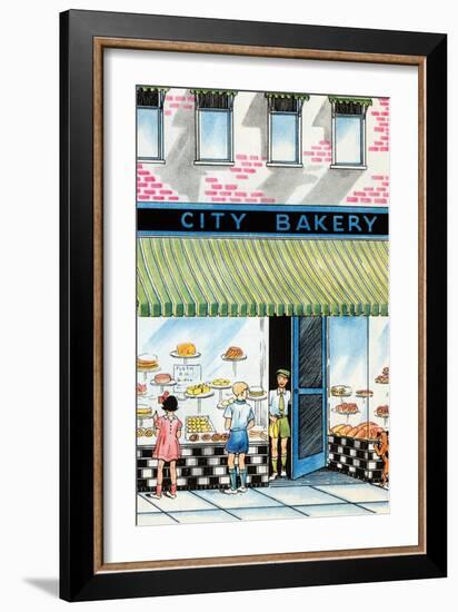 City Bakery-Julia Letheld Hahn-Framed Art Print