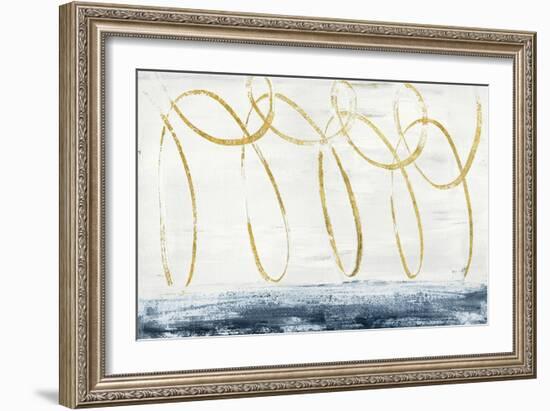 City Beach Crop Gold-Piper Rhue-Framed Art Print