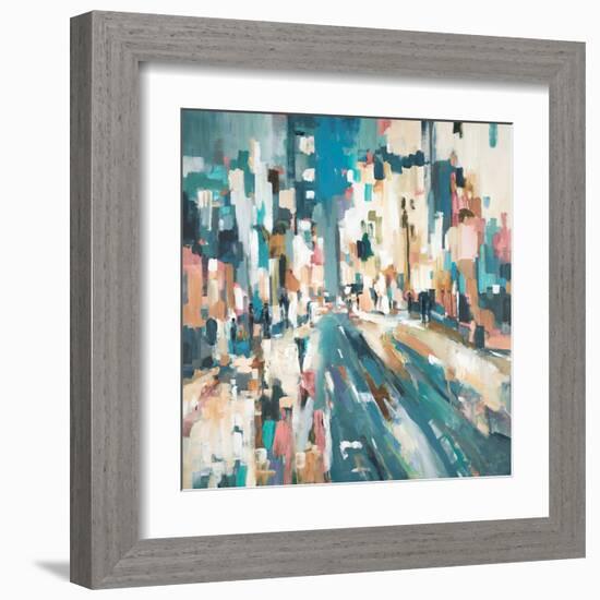 City Beat-Lisa Ridgers-Framed Art Print