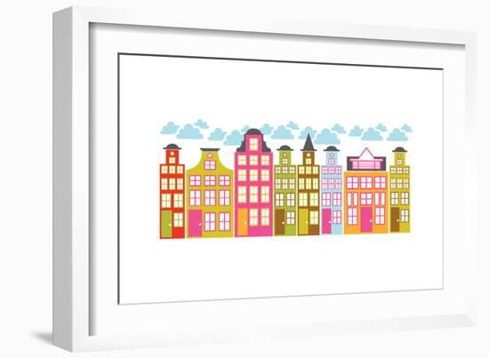 City Block I-Patty Young-Framed Art Print