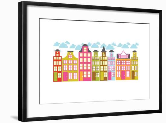 City Block I-Patty Young-Framed Art Print