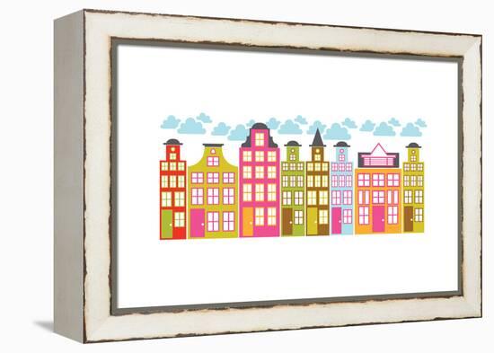 City Block I-Patty Young-Framed Stretched Canvas