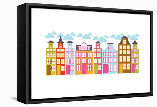 City Block II-Patty Young-Framed Stretched Canvas