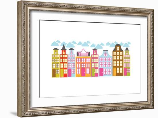 City Block II-Patty Young-Framed Art Print