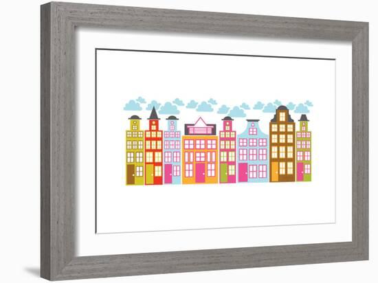 City Block II-Patty Young-Framed Art Print