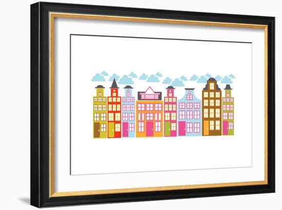 City Block II-Patty Young-Framed Art Print