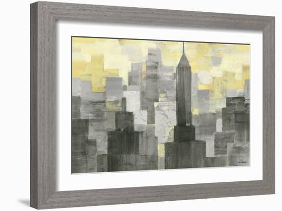 City Blocks Neutral-Albena Hristova-Framed Art Print