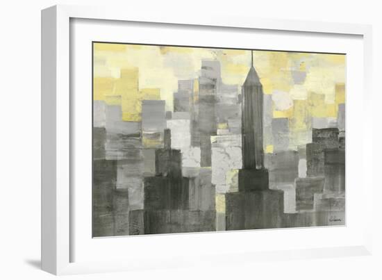 City Blocks Neutral-Albena Hristova-Framed Art Print