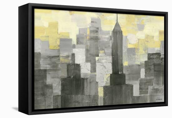 City Blocks Neutral-Albena Hristova-Framed Stretched Canvas