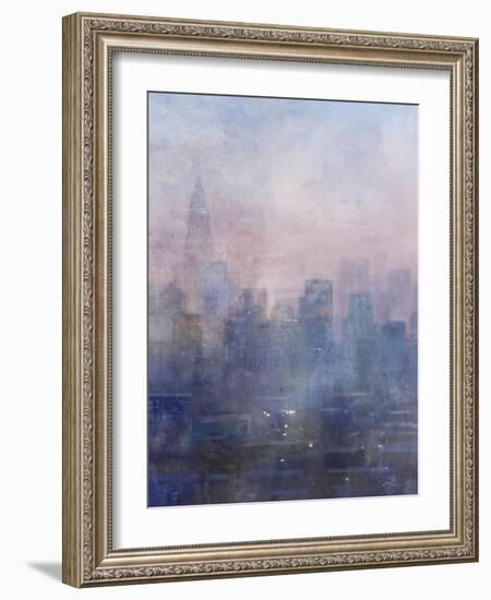 City Blues 1-Ken Roko-Framed Art Print