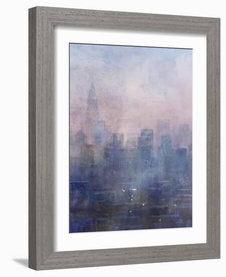 City Blues 1-Ken Roko-Framed Art Print