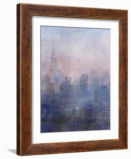 City Blues 1-Ken Roko-Framed Art Print