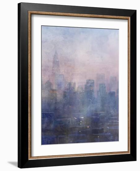 City Blues 1-Ken Roko-Framed Art Print