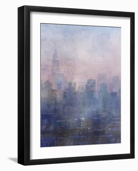 City Blues 1-Ken Roko-Framed Art Print