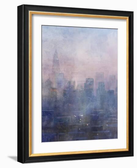 City Blues 1-Ken Roko-Framed Art Print