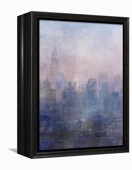 City Blues 1-Ken Roko-Framed Stretched Canvas