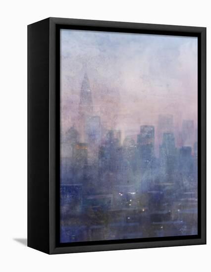 City Blues 1-Ken Roko-Framed Stretched Canvas