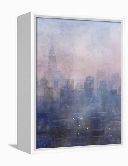 City Blues 1-Ken Roko-Framed Stretched Canvas