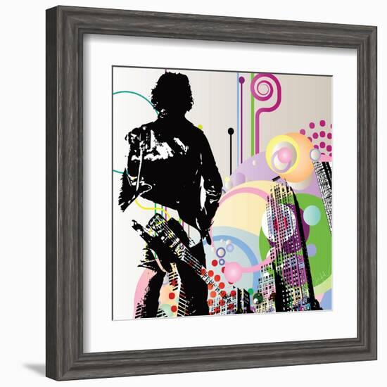 City Boy-Jean-François Dupuis-Framed Art Print