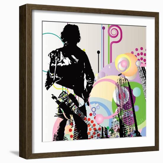 City Boy-Jean-François Dupuis-Framed Art Print