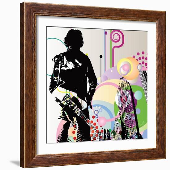 City Boy-Jean-François Dupuis-Framed Art Print