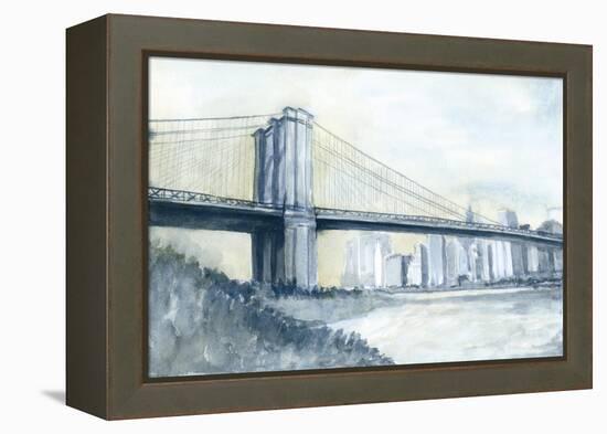 City Bridge I-Megan Meagher-Framed Stretched Canvas
