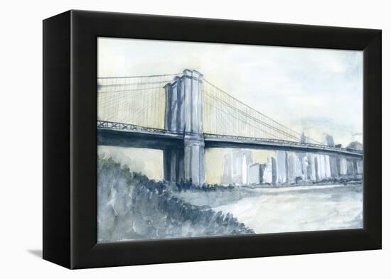 City Bridge I-Megan Meagher-Framed Stretched Canvas