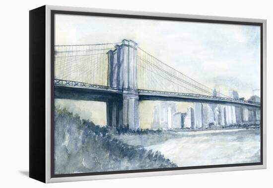 City Bridge I-Megan Meagher-Framed Stretched Canvas